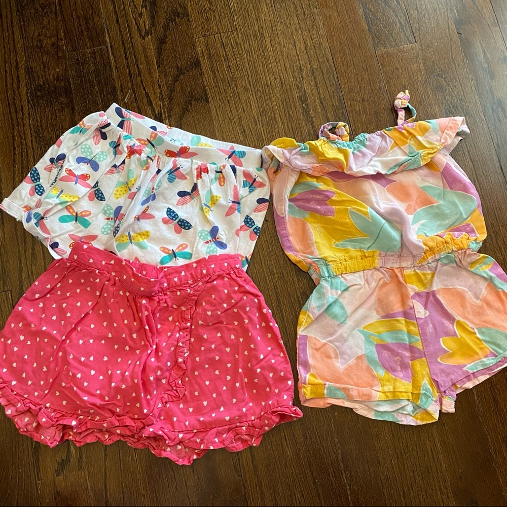 2T Romper and 2 Skorts